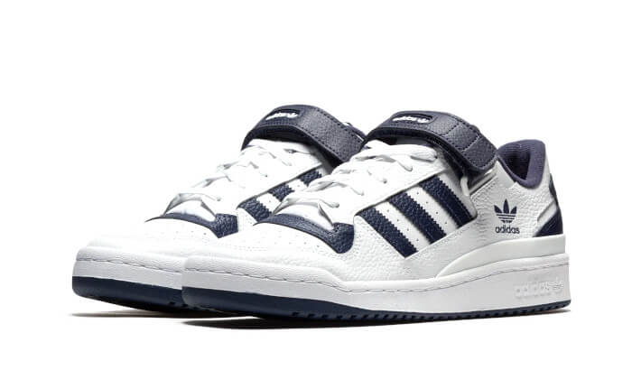 Forum Low White Navy