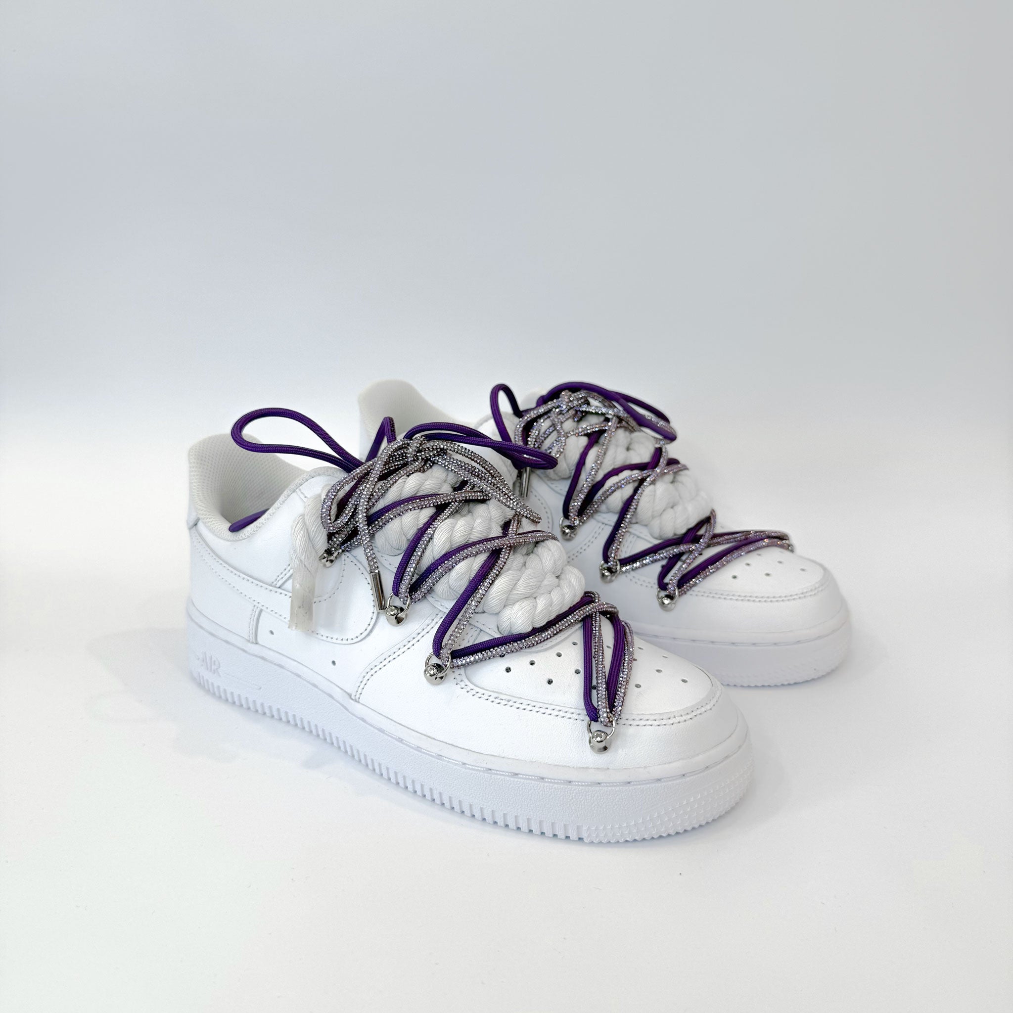 air-force-1-purple-glitter-rope-laces-custom