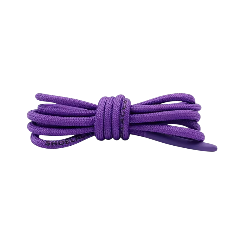 White Over Laces – fialové šnúrky s minimalistickým dizajnom, vhodné do klasických tenisiek aj custom Air Force 1 Low Overlaced.