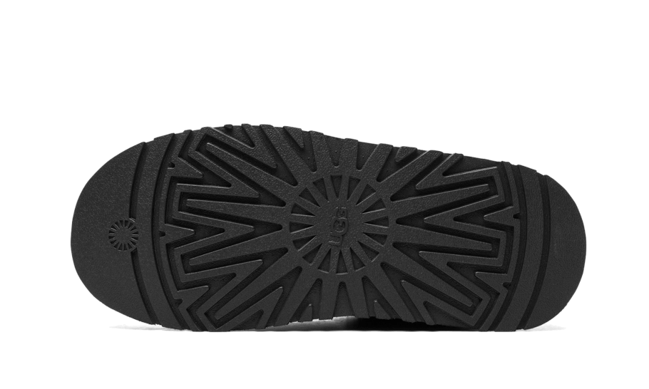 Podrážka papúč UGG Tazz Slipper Black – odolná gumová podrážka s protišmykovým vzorom.