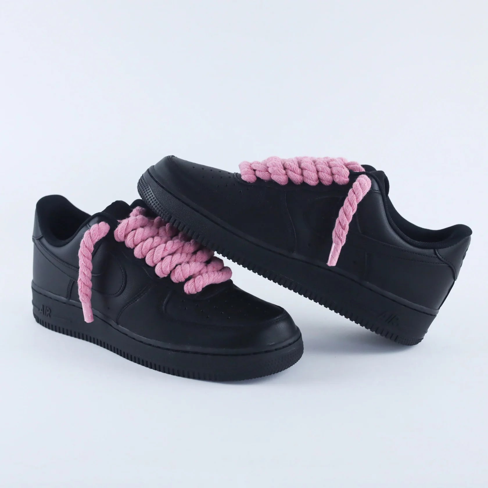 chunky-force-sneakers-black-pink-custom