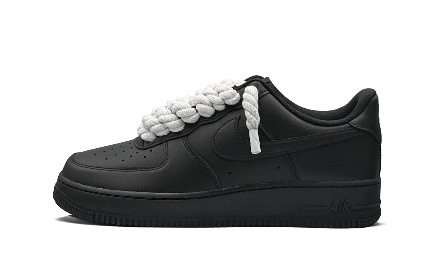 nike-air-force-1-low-black-white-rope-laces-custom
