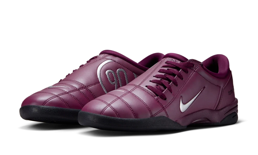 Nike Total 90 Burgundy Metallic Silver