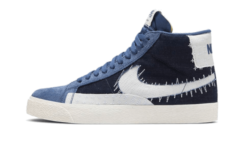 Nike SB Zoom Blazer Mid Sashiko Mystic Navy