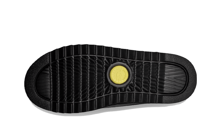 Podrážka papúč UGG Tasman Cali Wave Black Pearfect – ľahká a flexibilná podrážka s kontrastným prvkom pre moderný vzhľad.