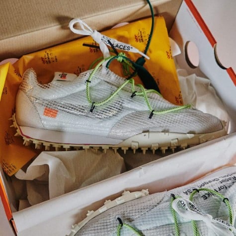 Nike Waffle Racer Off-White White
