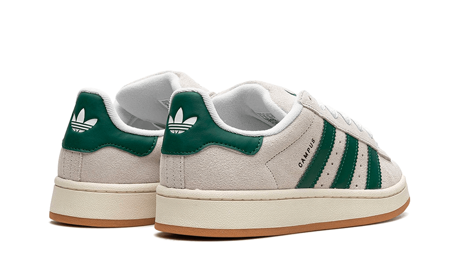 Campus 00s Crystal White Dark Green