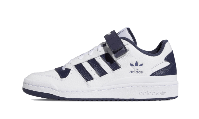 Forum Low White Navy