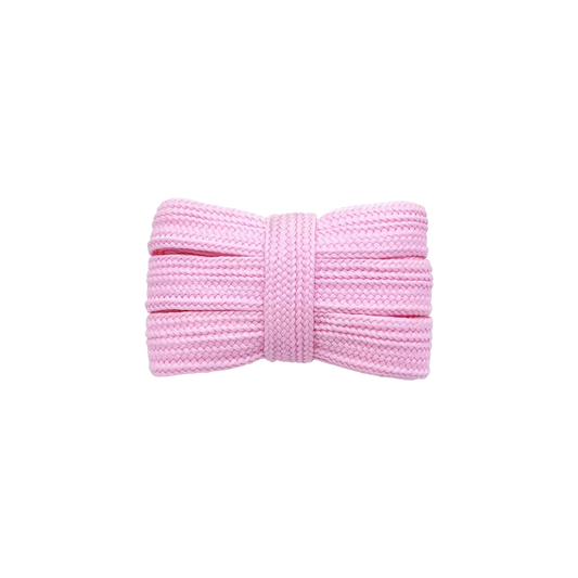 Ružové široké šnúrky Adidas Campus Laces navlečené v teniskách Adidas Campus, vhodné aj pre Vans Knu Skool a iné modely tenisiek.