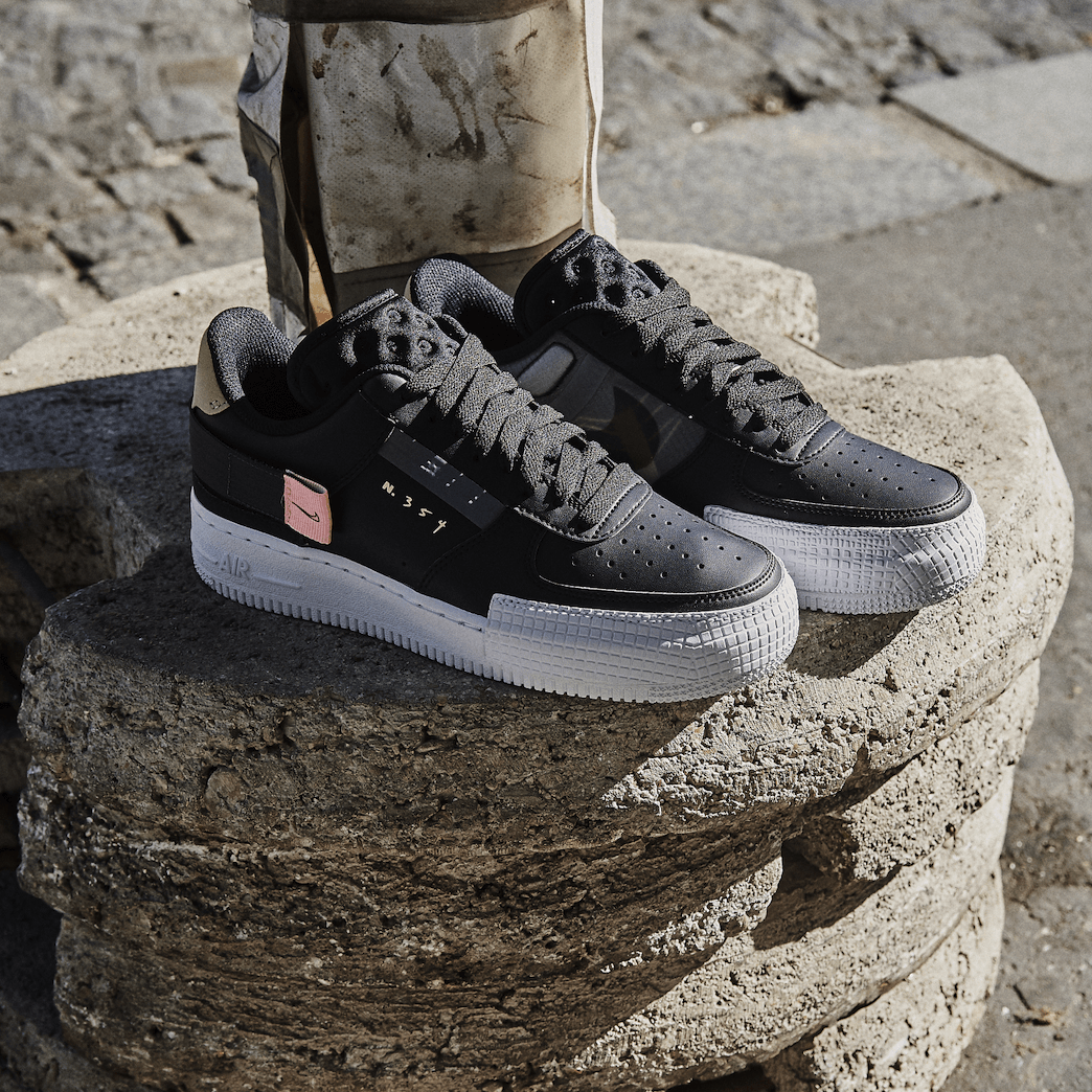 Nike Air Force 1 Low Drop Type Black