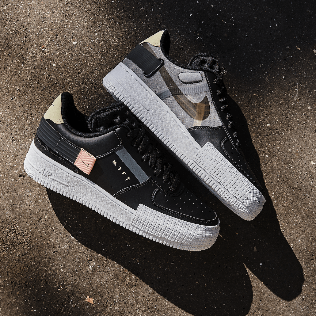 Nike Air Force 1 Low Drop Type Black