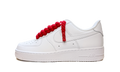 Nike Air Force 1 Low White - Red Rope Laces