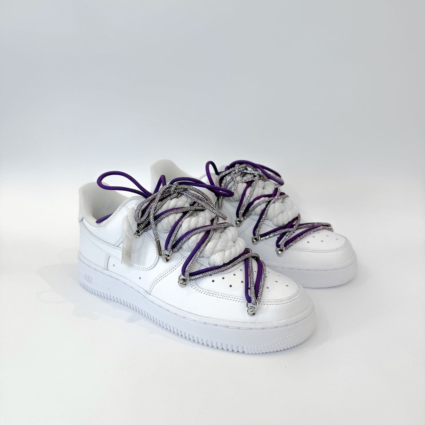 air-force-1-purple-glitter-rope-laces-custom