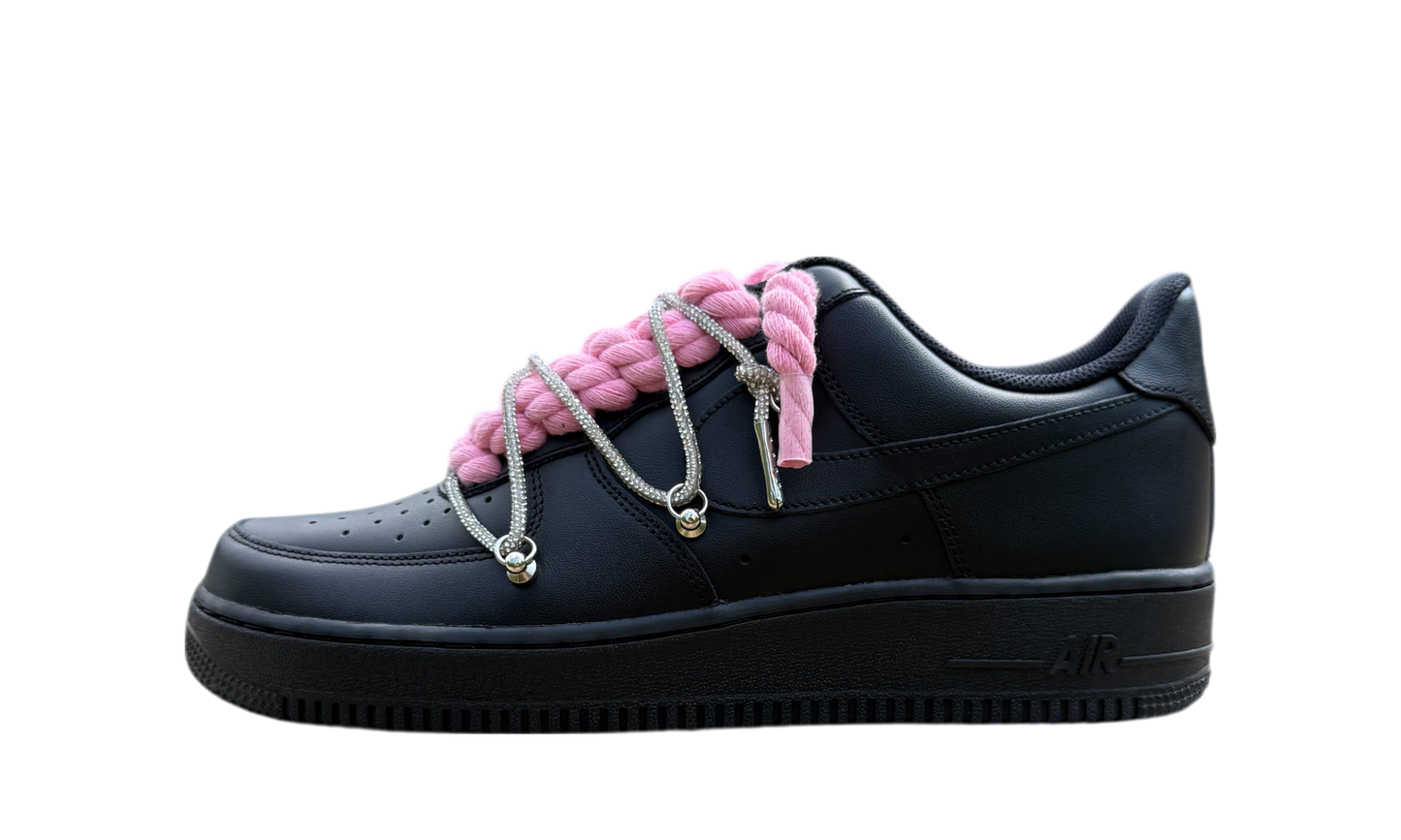 nike-air-force-1-low-black-double-pink-rope-laces-white-silver