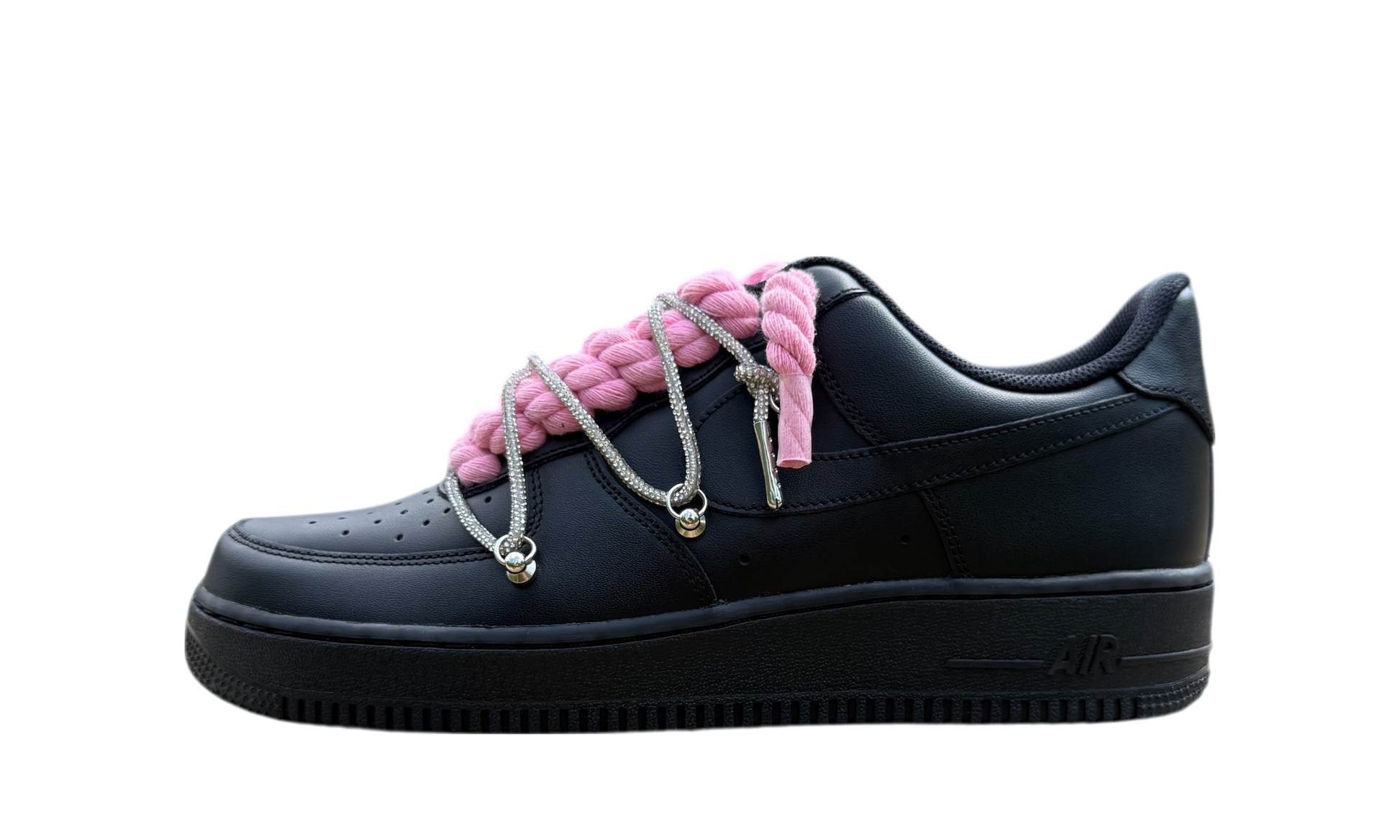 nike-air-force-1-low-black-double-pink-rope-laces-white-silver