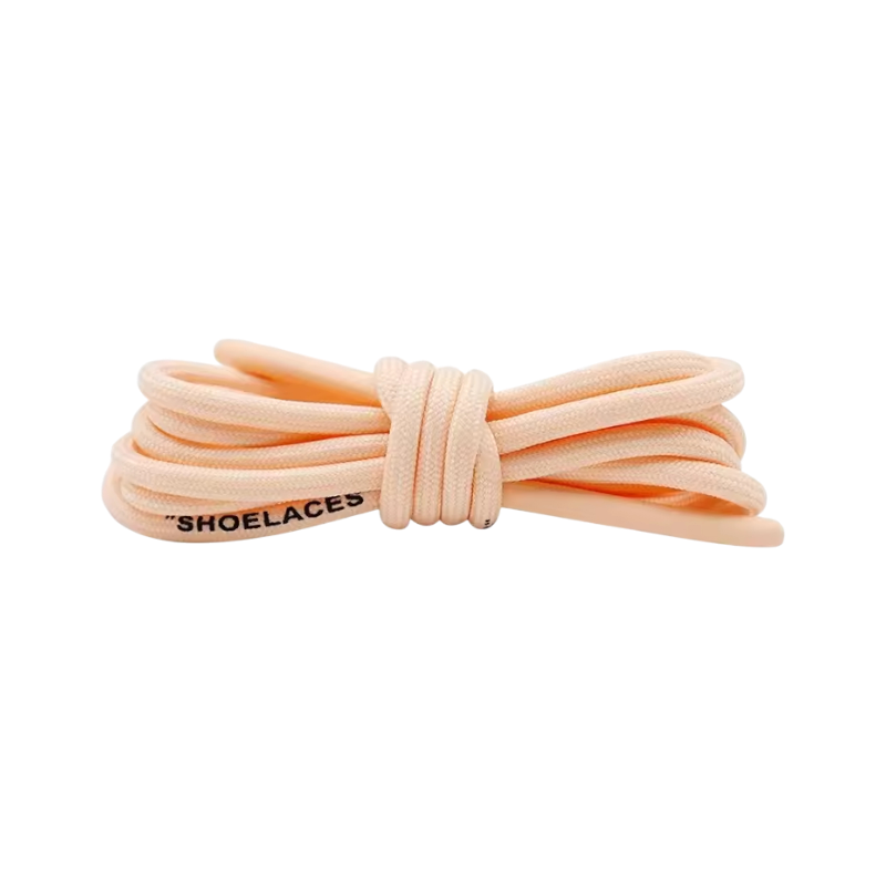 White Over Laces – svetlo-rúžové šnúrky s minimalistickým dizajnom, vhodné do klasických tenisiek aj custom Air Force 1 Low Overlaced.