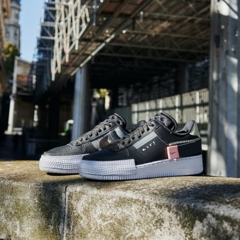 Nike Air Force 1 Low Drop Type Black