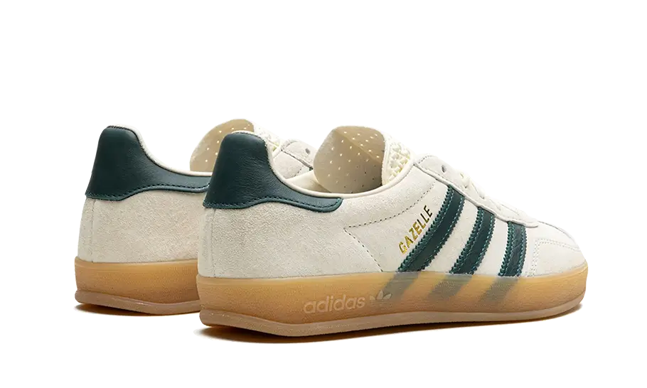 Gazelle Indoor Cream White Collegiate Green Gum
