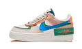 Nike Air Force 1 Shadow Sail Signal Blue Green