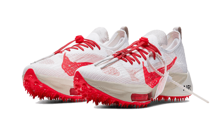 Nike Air Zoom Tempo NEXT% Off-White White Solar Red