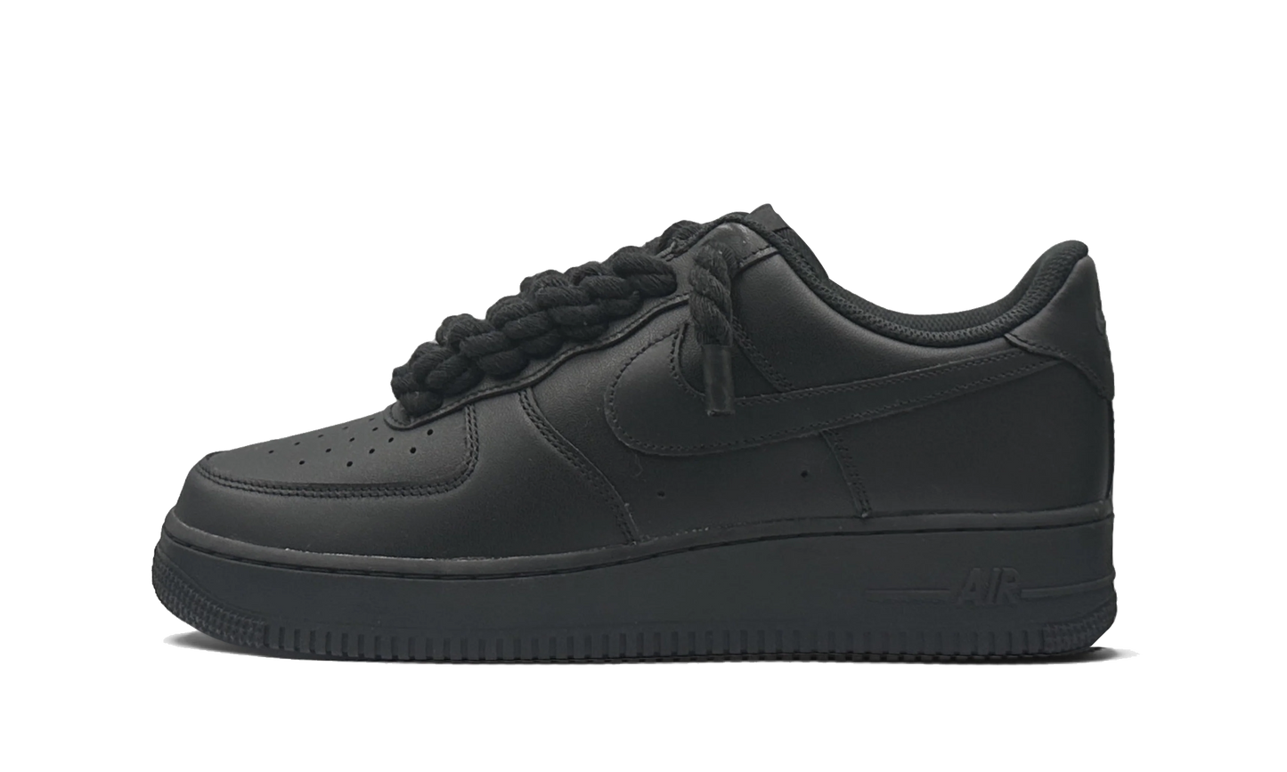nike-air-force-1-low-black-black-rope-laces-custom