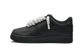 Nike Air Force 1 Low Black - White Rope Laces