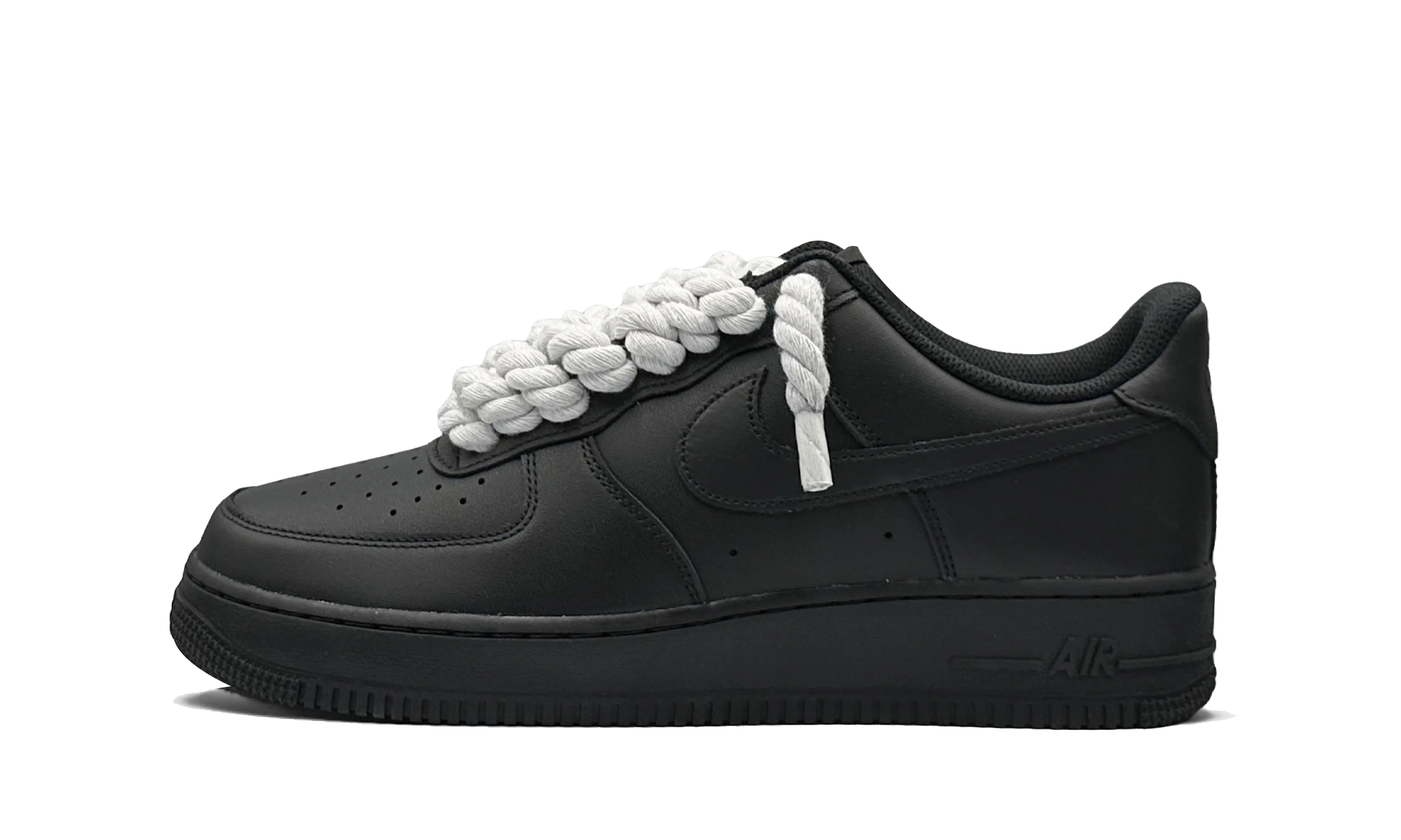 nike-air-force-1-low-black-white-rope-laces-custom