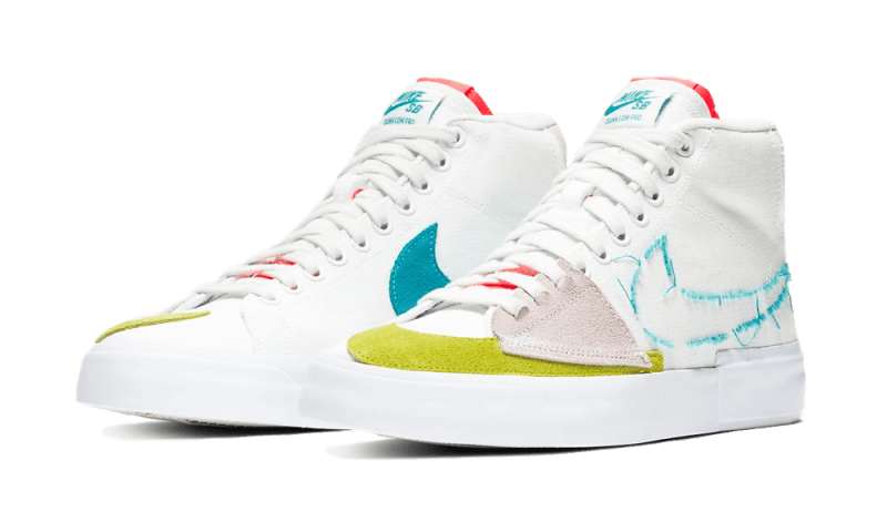 Nike SB Blazer Mid Edge Hack Pack White Multi