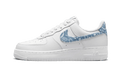 Nike Air Force 1 Low '07 Essential White Worn Blue Paisley