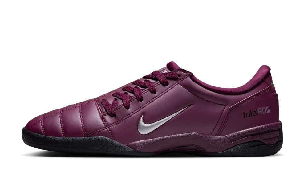 Nike Total 90 Burgundy Metallic Silver